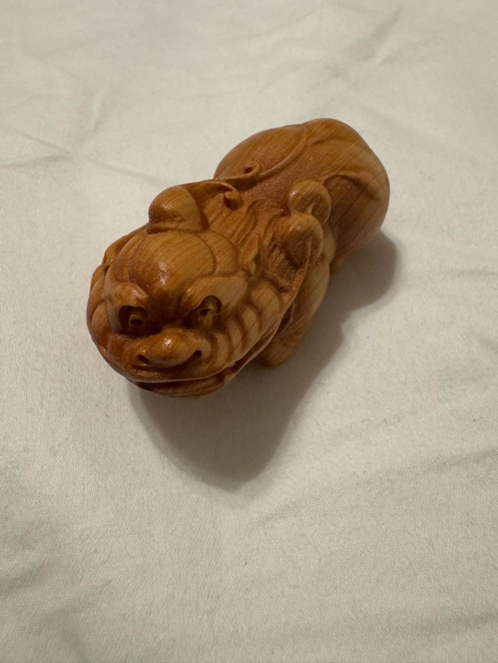 Pixiu Wood Carving